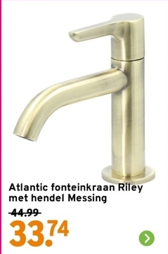 Aanbieding: Atlantic fontein kraan Riley met hendel Messi