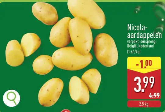 Promotie: Nicola-aardappelen
