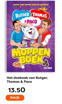 Aanbieding: Het doeboek van Rutger, Thomas & Paco