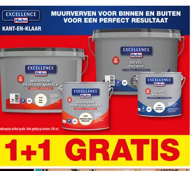 Promotie: Muurverven voor binnen en buiten