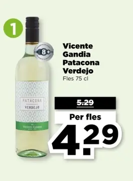 Aanbieding: Vicente Gandia Patacona Verdejo