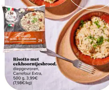 Promotie: Risotto met eekhoorntjesbrood