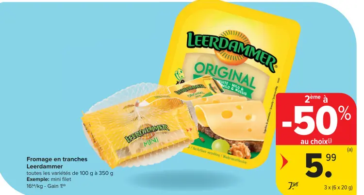 Offre: Fromage en tranches