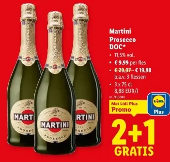 Promotie: Martini Prosecco DOC