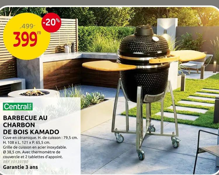Offre: Barbecue au charbon de bois kamado