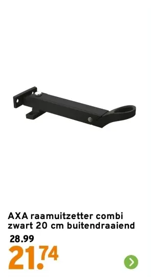 Aanbieding: raamuitzetter combi