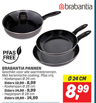 Aanbieding: BRABANTIA PANNEN Koekenpan