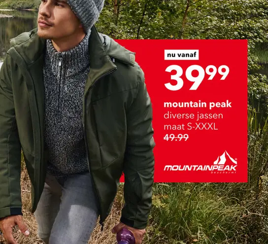 Aanbieding: mountain peak diverse jassen