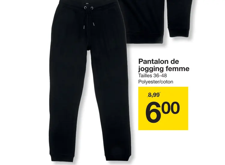 Offre: Pantalon de jogging femme