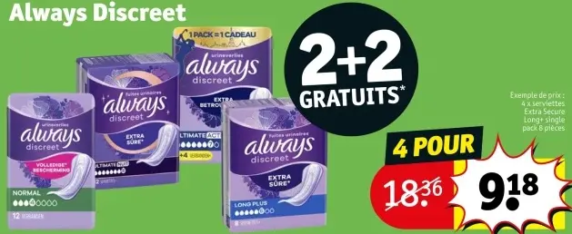 Offre: Always Discreet