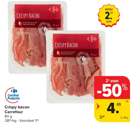 Promotie: Crispy bacon