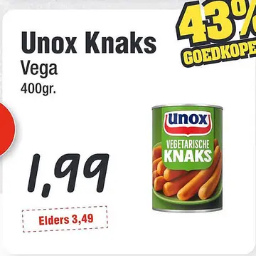 Aanbieding: Unox Knaks