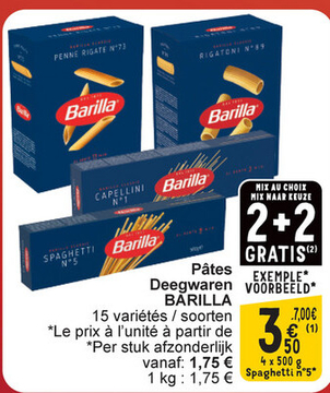 Offre: Pâtes Deegwaren