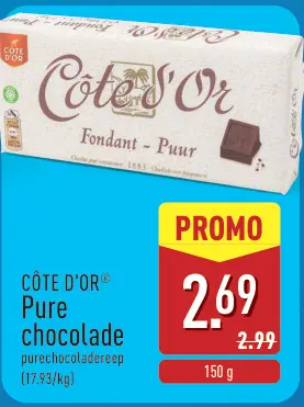Promotie: Pure chocolade