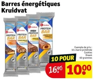 Offre: Barres énergétiques