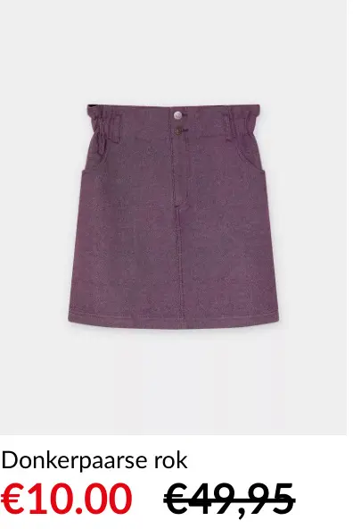 Promotie: Donkerpaarse rok