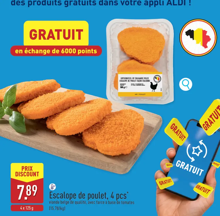 Offre: Escalope de poulet