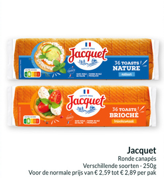 Aanbieding: Jacquet Ronde canapés