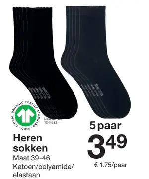 Aanbieding: Heren sokken