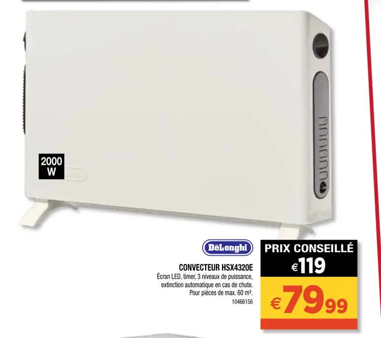 Offre: Convecteur hsx4320e