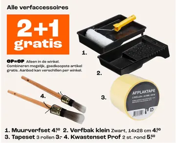 Aanbieding: Verfaccessoires
