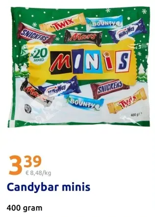 Aanbieding: Candybar minis