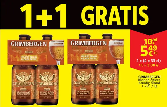 Offre: Blonde épicée / Kruidig blond bier