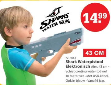 Aanbieding: Shark Waterpistool Elektronisch