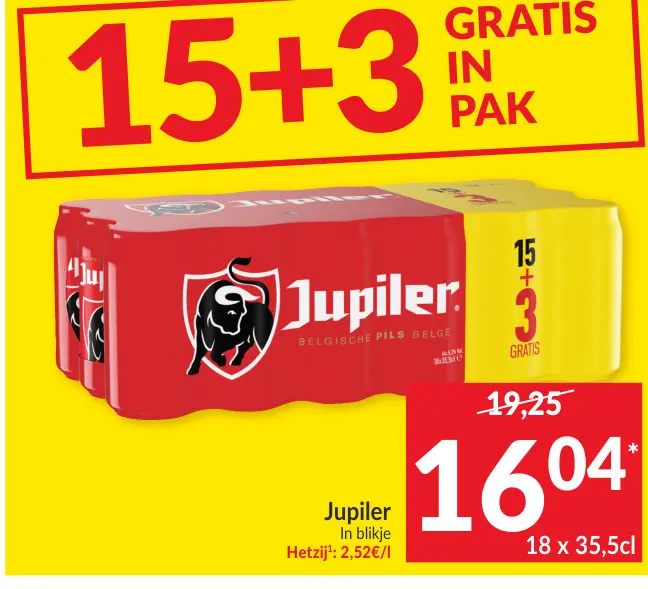 Promotie: Jupiler In blikje