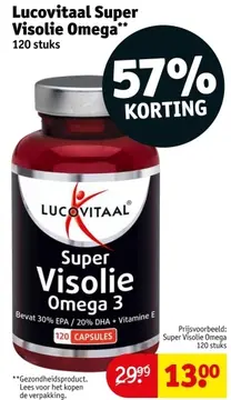 Aanbieding: Lucovitaal Super Visolie Omega