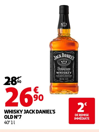 Offre: Whisky Jack Daniel's old n°7