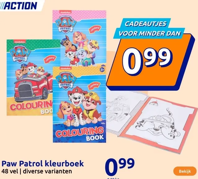 Aanbieding: Paw Patrol kleurboek