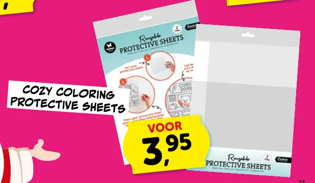 Promotie: Cozy Coloring Protective Sheets