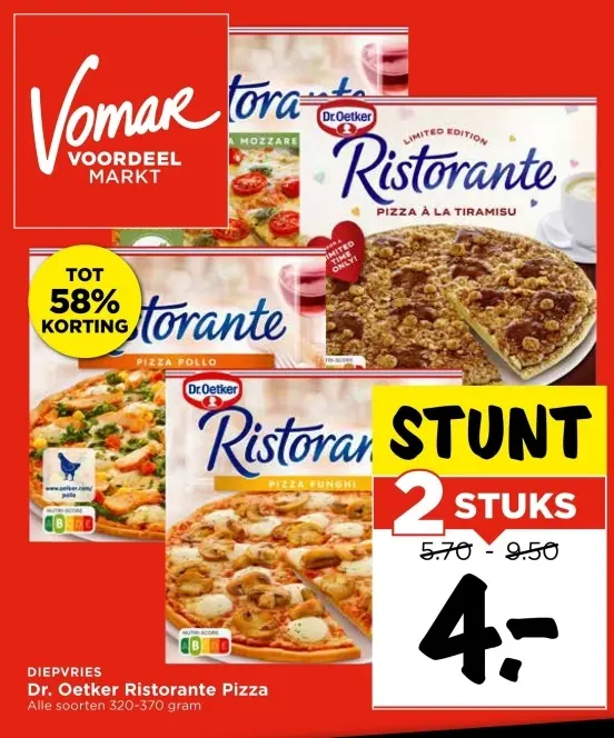 Aanbieding: Ristorante Pizza