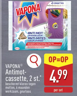 Promotie: Vapona® Antimot-cassette