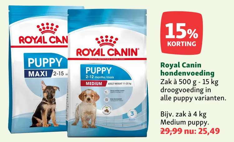 Aanbieding: Royal Canin hondenvoeding