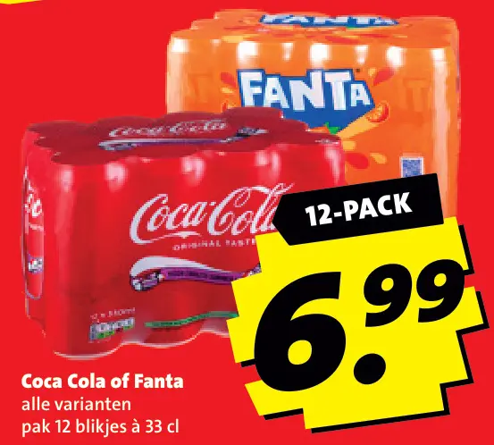 Aanbieding: Coca Cola of Fanta