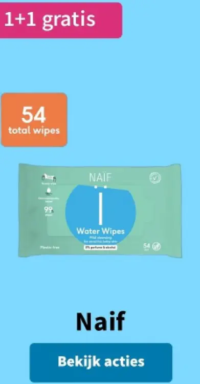 Promotie: Water Wipes