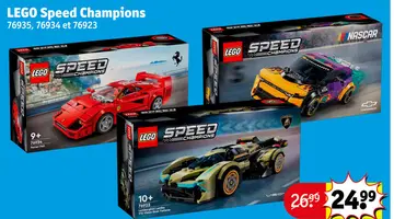Offre: LEGO Speed Champions