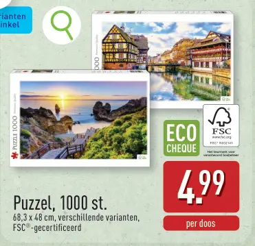 Promotie: Puzzel, 1000 st.