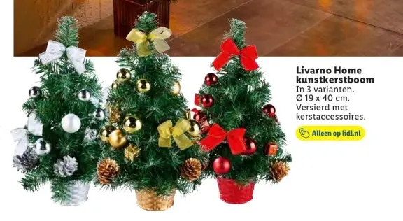 Aanbieding: kunstkerstboom