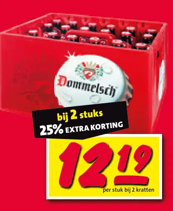 Aanbieding: Dommelsch Bierkrat