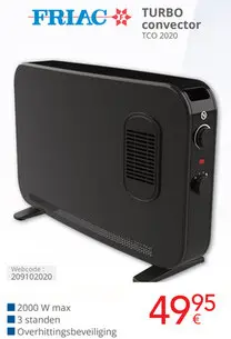 Promotie: TURBO convector TCO 2020