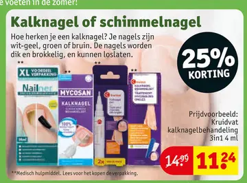 Aanbieding: Kruidvat kalknagelbehandeling