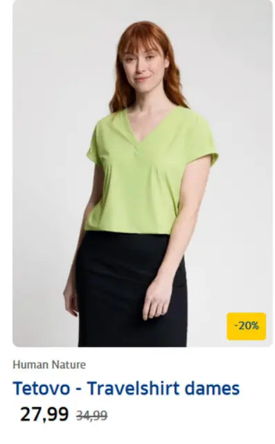 Aanbieding: Tetovo - Travelshirt dames