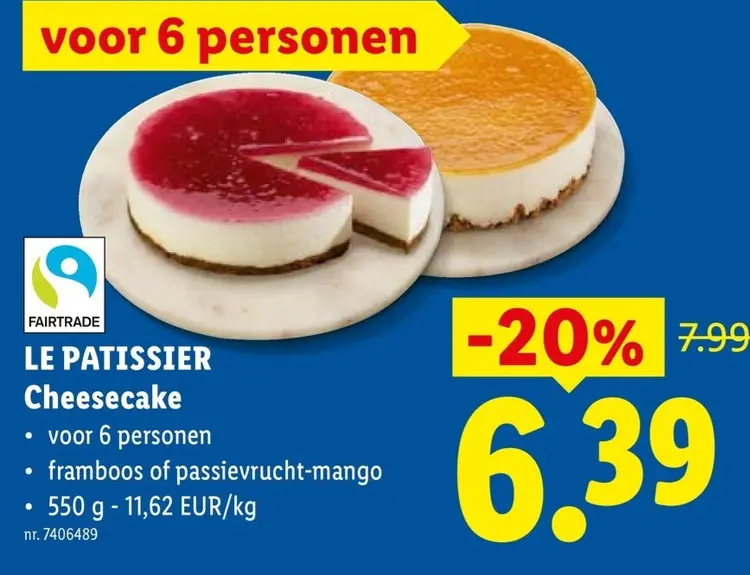 Promotie: Cheesecake