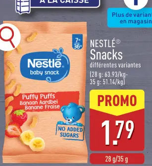 Offre: NESTLÉ® Snacks