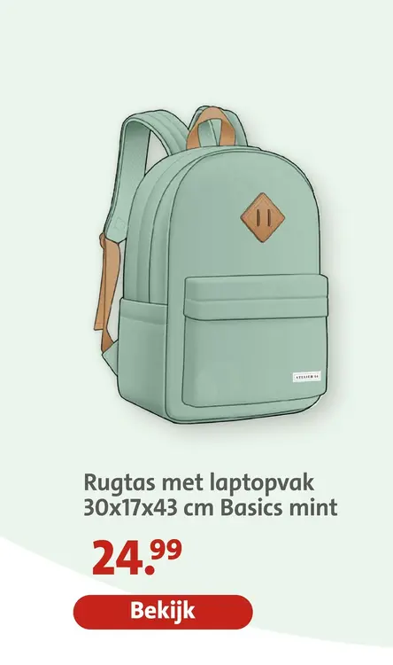Aanbieding: Rugtas met laptopvak