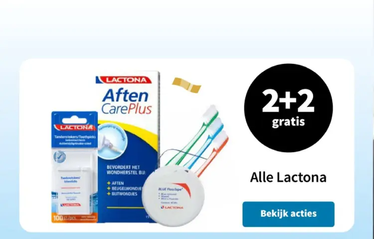 Aanbieding: Aften CarePlus, Tandenstokers/Toothpicks, Blu