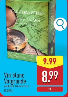 Offre: Vin blanc Valgrande